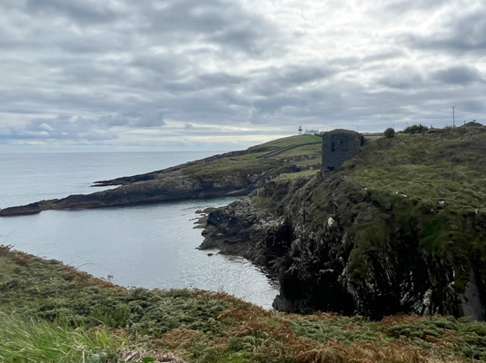 Rocky coast cliffs of Ireland